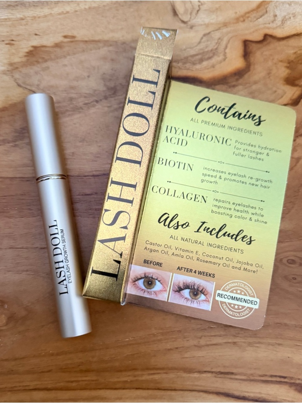 Eyelash Growth Serum — Gold